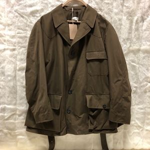 Mens 3XL Purdey Button up Jacket Brown